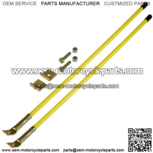 Snow Plow Blade Guide Markers 26" Bolt on For Myers Buyers 09916 1308005 Yellow