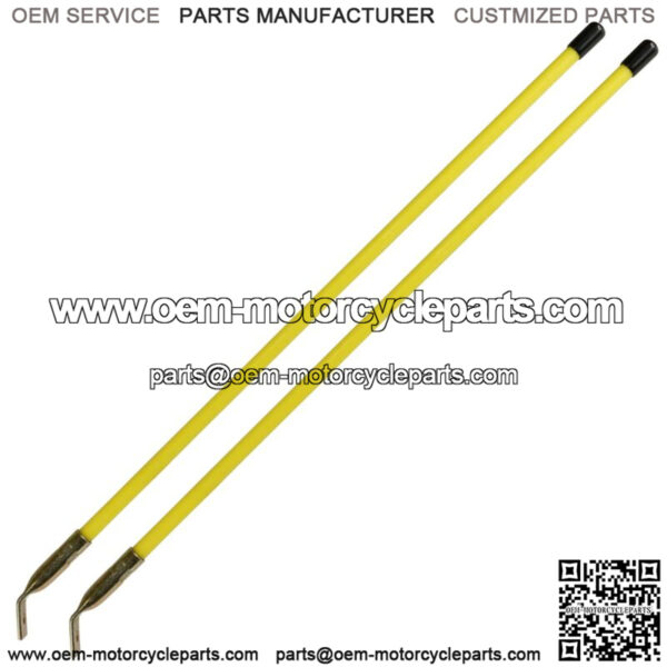 Snow Plow Blade Guide Markers 26" Bolt on For Myers Buyers 09916 1308005 Yellow - Image 4