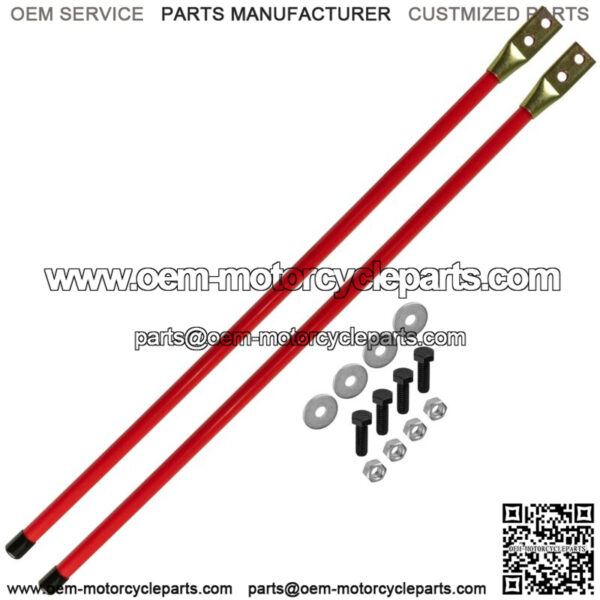 Snow Plow Blade Guide Markers 36" Bolt on 1308110 Fluorescent Orange Universal - Image 4