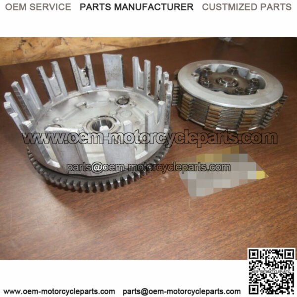 87 Yamaha Big Bear YFM350 350 4x4 Primary Drive Clutch Basket Friction Disc Set - Image 3