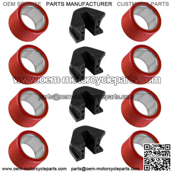 Movable Drive Rollers w/ Slider Damper for Arctic Cat 550 2010-2011 2012-2014