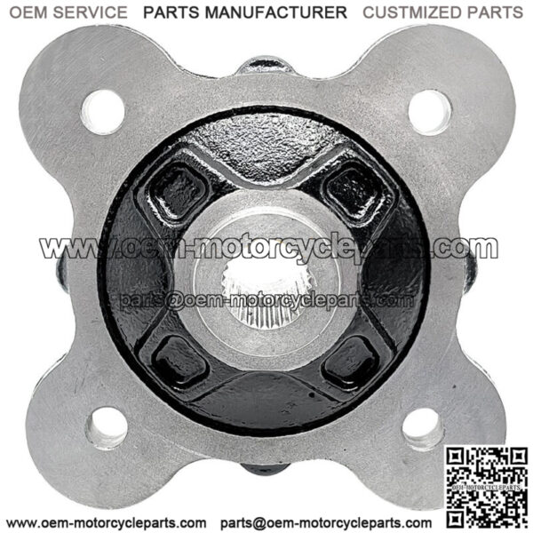 Black Mach Rear Wheel Hub 5142964-067 for Polaris Brutus HD Crew Ranger 2013-19 - Image 2