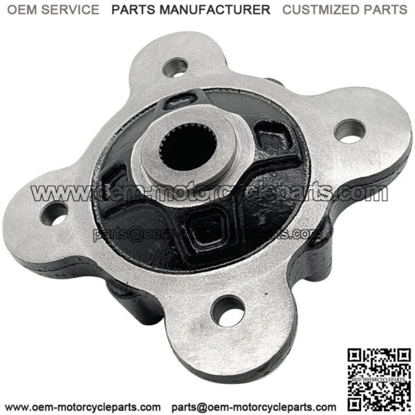 Black Mach Rear Wheel Hub 5142964-067 for Polaris Brutus HD Crew Ranger 2013-19 - Image 4