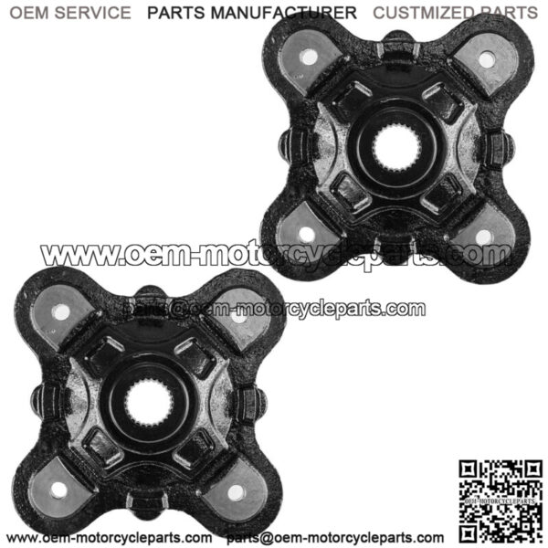 2x Rear Wheel Hub for Polaris RZR 570 2014 2015 2016-2022 / RZR S 570 EPS 2017 - Image 4