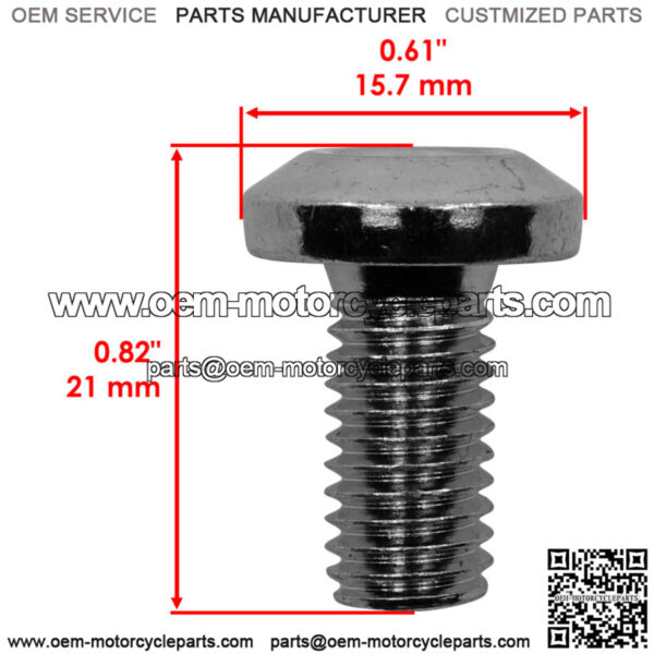 Brake Disc Bolts for Yamaha V Star 250 XV250 2008-2023 - Image 2