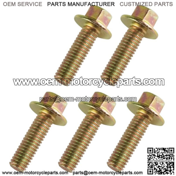 5x Flanged Head Clutch Bolt M6x20 for Polaris Sportsman ACE 2014/7518576 3131726
