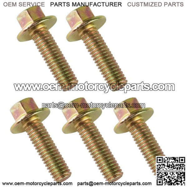 5x Flanged Head Clutch Bolt M6x20 for Polaris Sportsman ACE 2014/7518576 3131726 - Image 4
