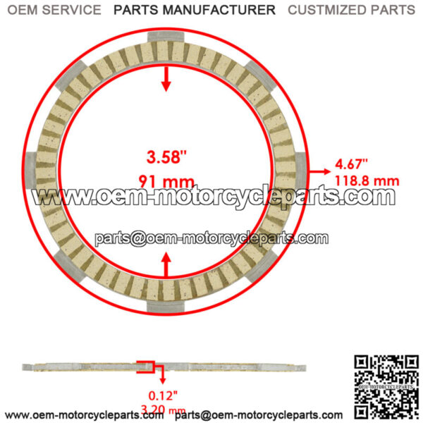 Clutch Friction Plates / Springs / Gasket Kit for Honda CRF150R CRF150RB 2007-23 - Image 2