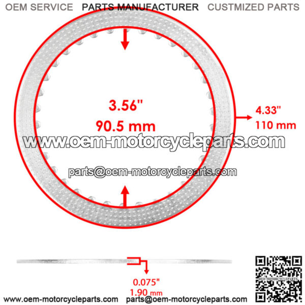 Clutch Friction Plates / Springs / Gasket Kit for Honda CRF150R CRF150RB 2007-23 - Image 3