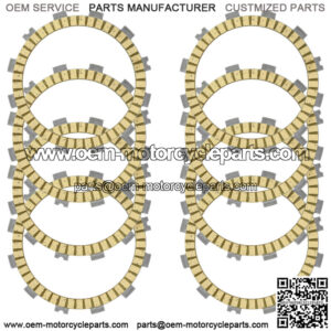 Clutch Friction Plates for Yamaha B7B-16321-00-00 B7B-16321-00 B7B1632100 Qty 8