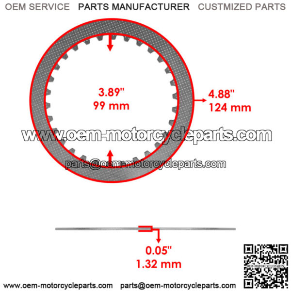 Clutch Friction Steel Plates Springs Gasket Kit for Yamaha WR250F 2002 - 2013 - Image 3