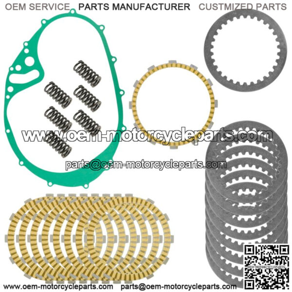 Clutch Friction Steel Plate Spring Gasket Kit for Suzuki VL1500 Intruder 2013-14