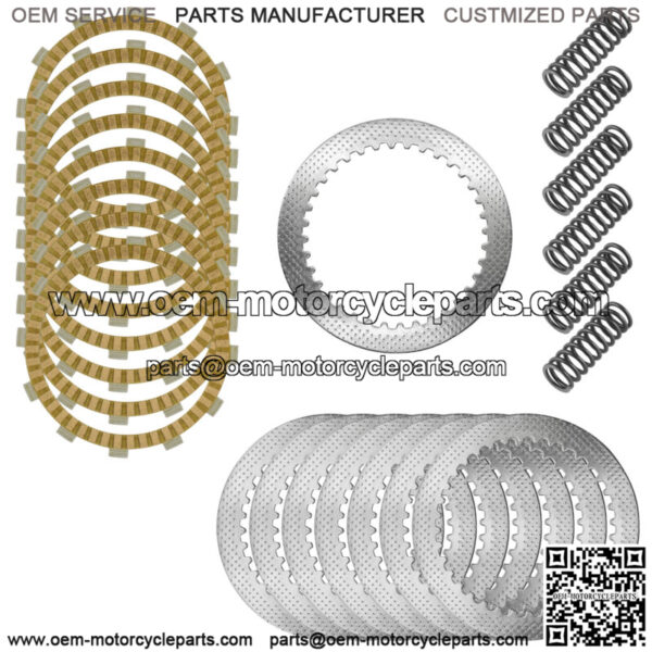 Clutch Friction Plates Kit for Suzuki Quadracer 450 LTR450 LT-R450 Z 2006 - 2009