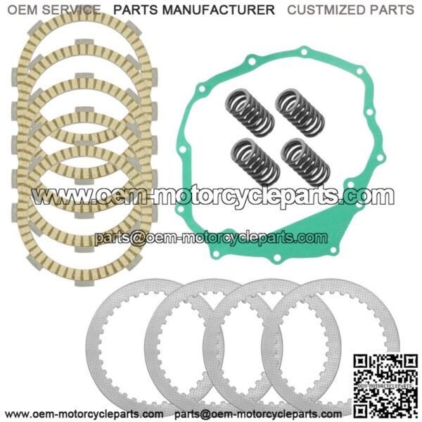 Clutch Friction Steel Plates Kit for Honda Recon 250 TRX250 1997-2001