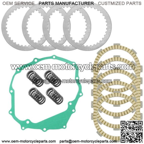 Clutch Friction Steel Plates Kit for Honda Recon 250 TRX250 1997-2001 - Image 5