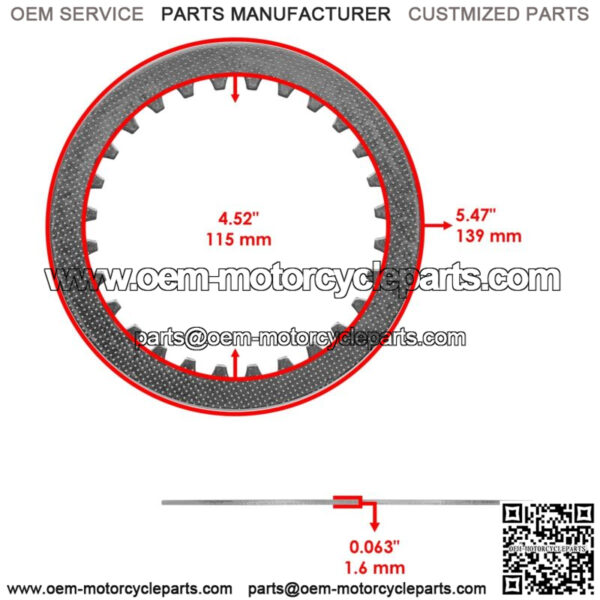 Clutch Friction Plate Spring Kit for Suzuki SP500 1981 1982 1983 / 21441-37400 - Image 4