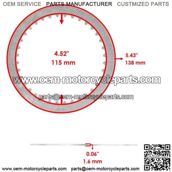 Clutch Friction Plate Spring Kit for Suzuki GS500F 2004 2005 2006 2007 2008 2009 - Image 3