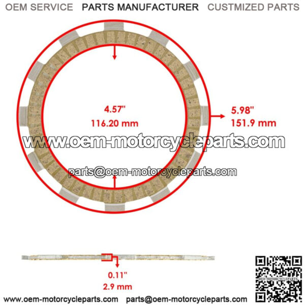 Clutch Friction Plate Spring Kit for Suzuki Bandit 600 GSF600S 1996 1997-2003 - Image 2