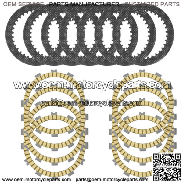 Clutch Friction and Steel Plates Kit for Kawasaki KX125 1994 - 2005 - Image 4