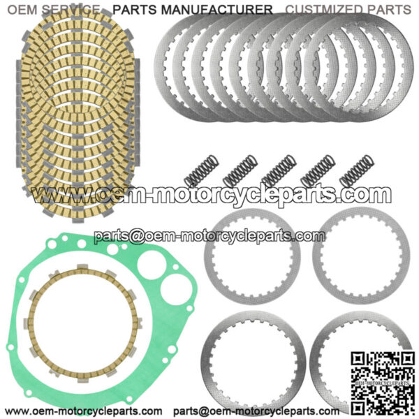Clutch Friction Steel Plates Springs Gasket Kit for Suzuki GSX-S1000 2018-2020
