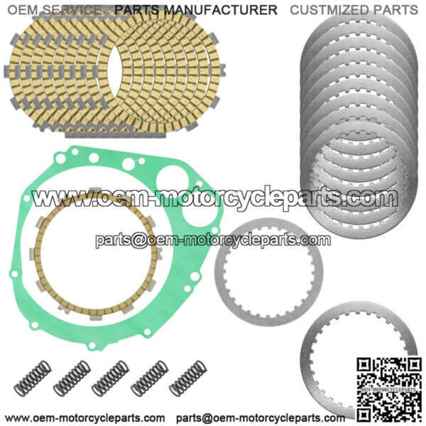 Clutch Friction Steel Plates Springs Gasket Kit for Suzuki GSX-R1000 2005-2006