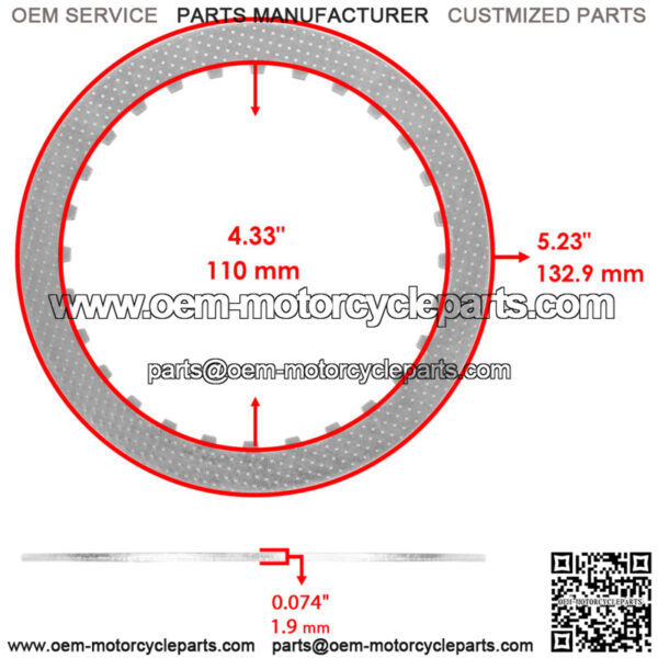 Clutch Friction Steel Plates Springs Gasket Kit for Suzuki GSX-R1000 2005-2006 - Image 4