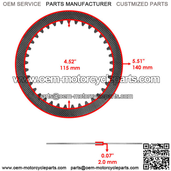 Clutch Friction Steel Plates Springs Gasket Kit for Kawasaki KX450F KX450 06-11 - Image 3
