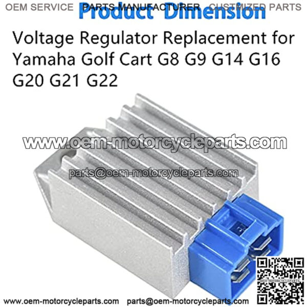 Voltage Regulator Replacement for Yamaha Golf Cart G8 G9 G14 G16 G20 G21 G22 JF2-81910-01-00 - Image 3