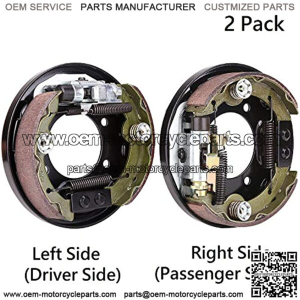 Brake Assembly for EZGO TXT PDS, Yamaha G14 G16 G19 G20 G21 G22 Golf Cart, Driver Side and Passenger Side, Includes Brake Shoes, OEM# 70998-G01 70998-G02 - Image 3