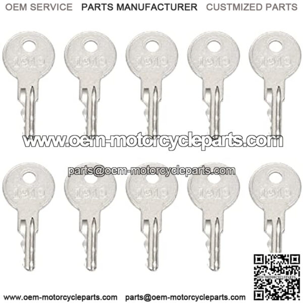 Universal Golf Cart Ignition Keys 17063G1 17063-G1 10 Pcs Compatible with EZGO 1982-up Gas and Electric Golf Carts Replacement Parts 17063G1 17063-G1 - Image 3