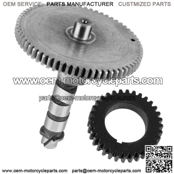 Camshaft METAL w/ Spur Gear for Kawasaki 49118-2063 12044-2242