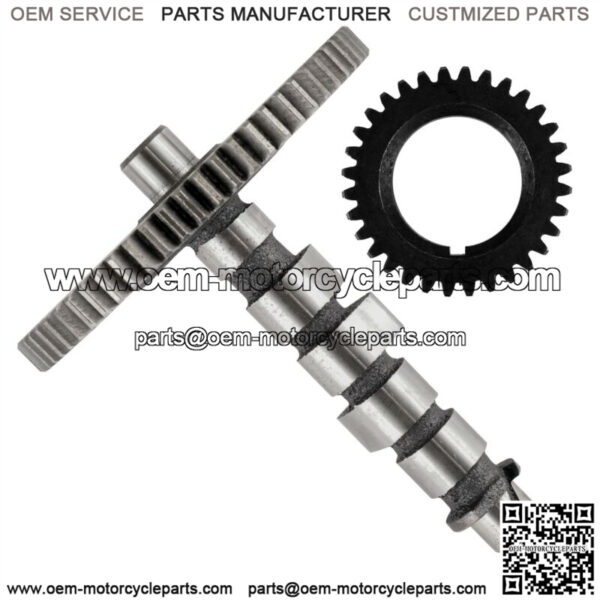 Camshaft METAL w/ Spur Gear for Kawasaki 49118-2063 12044-2242 - Image 4