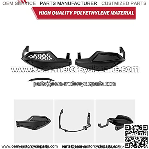 A & UTV PRO ATV Handguard Wind Deflectors With Mount Bracket Kit for Can Am Outlander 450 500 570 850 1000 MAX Renegade XMR 2013-2022, Hand Guard Accessories, Replace OEM #715001706+715001378 - Image 4