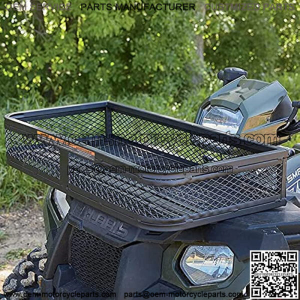 ATV Front Cargo Basket, Luggage Carrier Rack, Heavy-Duty Steel, 36" 2. x 17.7" w. x 6.49" h - Image 3