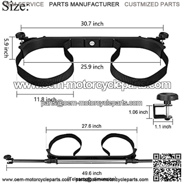 Universal Golf Cart Rear Seat Bag Holder Attachment Bracket for Club Car EZGO Yamaha?? - Image 3