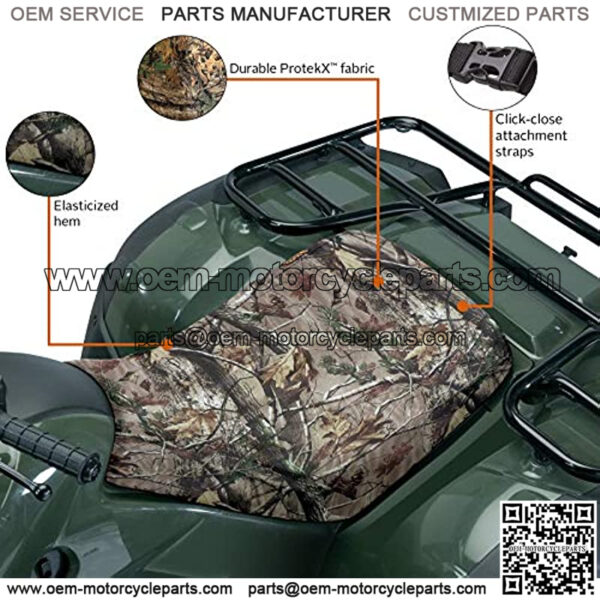 Classic Accessories QuadGear ATV Seat Cover, Camo - Image 2