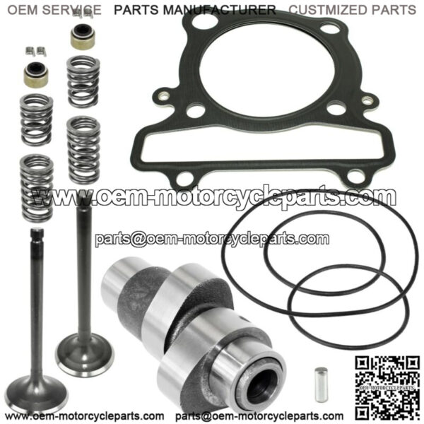 Camshaft and Cylinder Head Valve Gasket Kit for Yamaha Big Bear 350 YFM350FWXL
