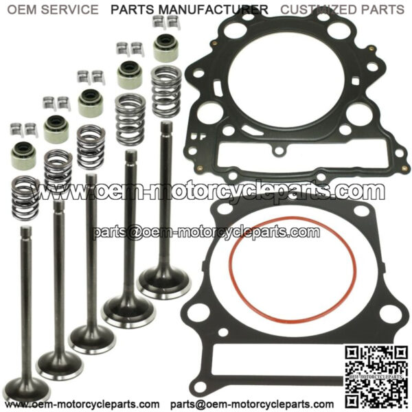 Camshaft and Cylinder Intake Exhaust Valve Kit For Yamaha Grizzly 660 YFM660F - Image 3