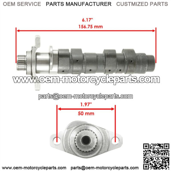 Camshaft and Timing Gear Sprocket Fits Honda TRX400X 2x4 2009- 2014 - Image 3