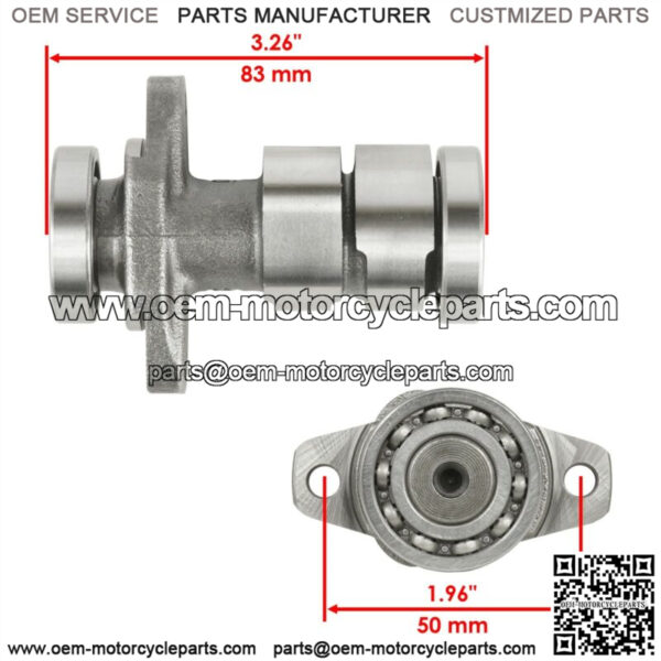 Camshaft and Timing Gear w/ Cam Chain Fits Honda TRX250X Fourtrax 250 1987-1992 - Image 3