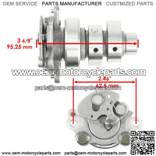 Camshaft Assembly for Yamaha Rhino 700 YXR700F 2008 - 2013 w/ Cylinder Valve Kit - Image 2