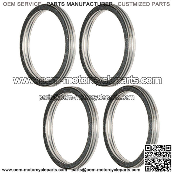 4 Exhaust Muffler Pipe Gaskets for Yamaha FJ1100 1984 1985 / XJ1100J 1982