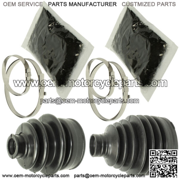 Front Axle Outer And Inner CV Boot Kit for Yamaha Grizzly 550 YFM550 4X4 09-14