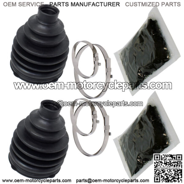 Front Axle Inner Outer CV Boot Kit for Polaris Ranger 700 4X4 EFI 2009