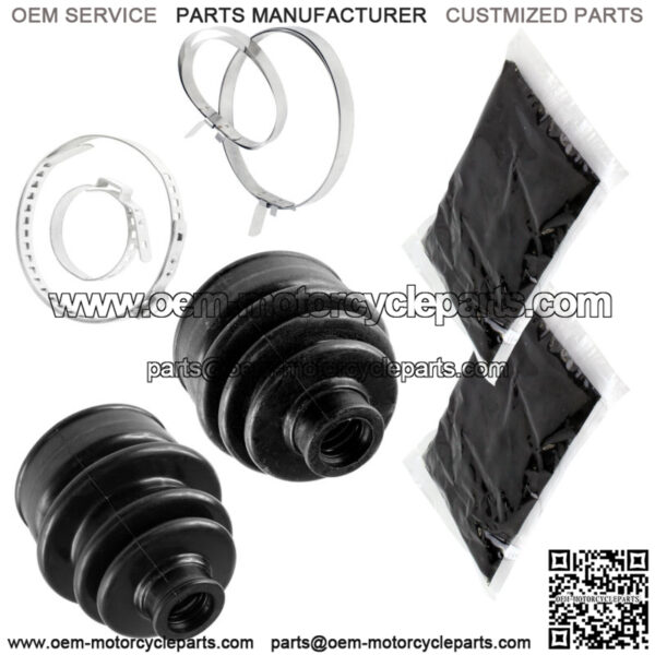 Rear Axle Inner Outer CV Boot Kit for Yamaha Grizzly 450 YFM450 4X4 2011 - 2014