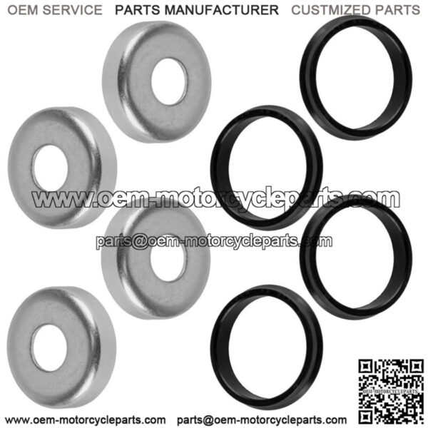4 Sets Swing Arm Dust Seal Cap For Honda CR125R 1982 - 1988 / CR250R 1982 - 1987
