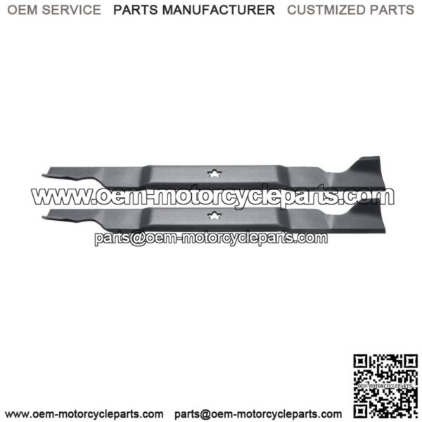 2 pk - Mulching Blades fit 46" Fits Husqvarna RZ4623 532403107 33266 532405380 4
