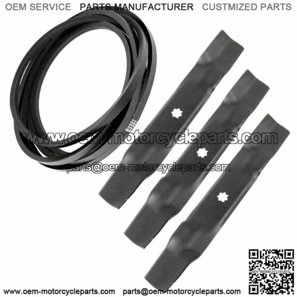 Deck Blade And Belt For John Deere 145 155C D140 D150 D160 LA130 LA140