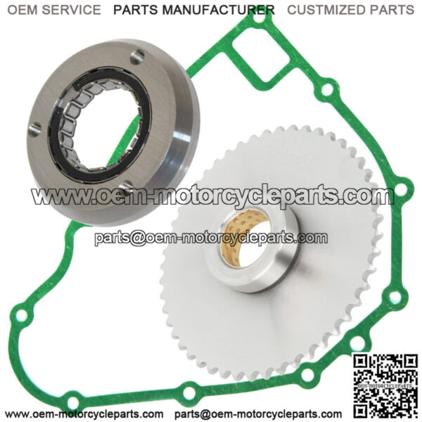 Starter Clutch Idler Gear Gasket Set For Kawasaki Bayou 300 KLF300 C 4X4 89-2004