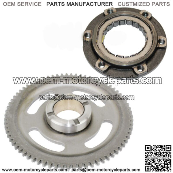Starter Clutch And Idler Gear for Kawasaki Prairie 400 KVF400 KVF 400 1997-2002 (Fits: Kawasaki)